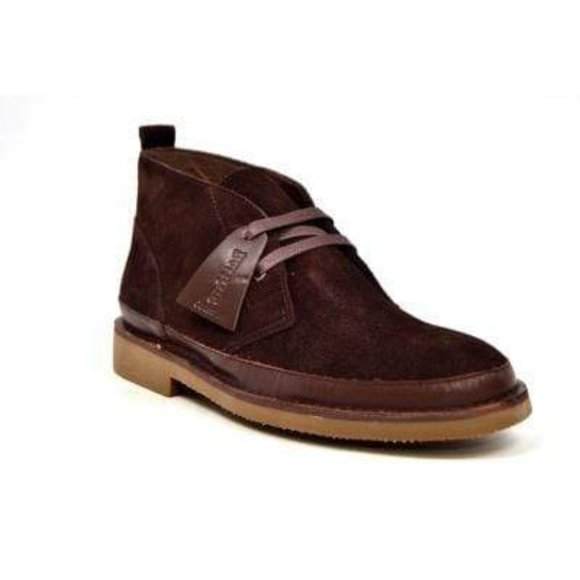 British Walkers Cambridge Men's Brown Suede Desert Boots - Picture 2 of 8